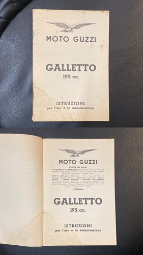 Moto guzzi galletto 192cc - guzzi,