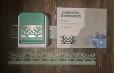 Creative Memories CORAL Punzone decorativo per bordi RARO esclusivo punzone di carta - NUOVO