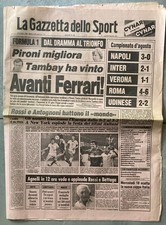 La Gazzetta dello Sport n. 164 1982 - Avanti Ferrari