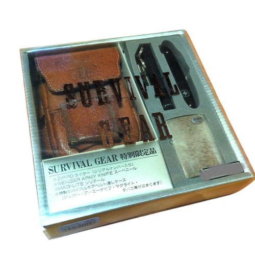 Survival gear silver zippo - silver, &