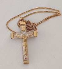 Croce di Lourdes con terra