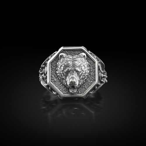 Anello con sigillo argento - anello,