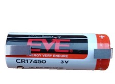 Batteria Litio CR17450 17450 4/5A CR8L 3V 2200 mAh con lamelle saldatura