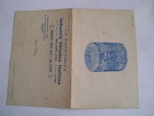 Milano - la Preferita Industria Chimica Italiana - non spedita f. p. cart doppia