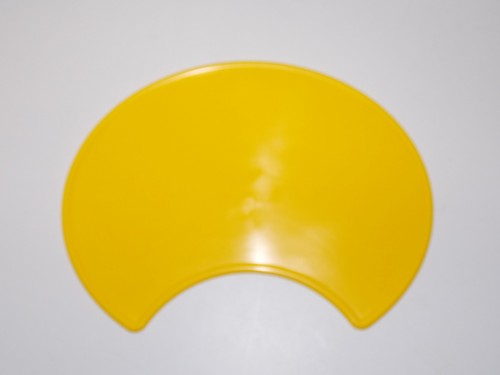 Targa anteriore gialla s - anteriore,