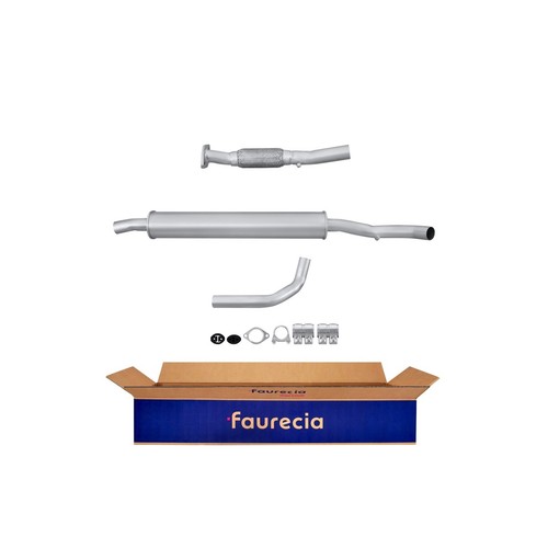 Silenziatore centrale faurecia - silenziatore,