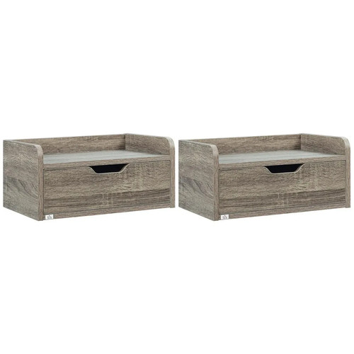 Homcom comodini galleggianti - homcom,