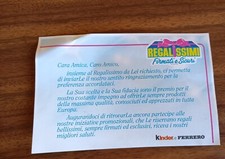 Cartolina Vintage Regalissimi Firmati E Sicuri 1992 Kinder E Ferrero