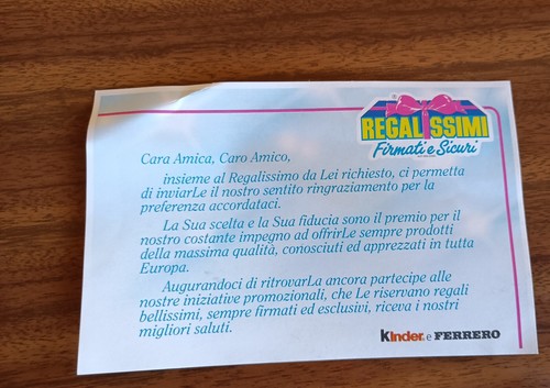 Cartolina vintage regalissimi - cartolina,