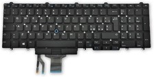 Tastiera italiana per Dell Latitude E5550 E5570 5580 5590 Retroilluminata e trac