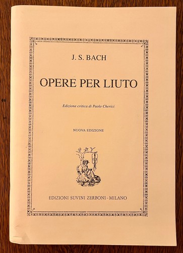 Bach opere liuto cherici - j.s.,