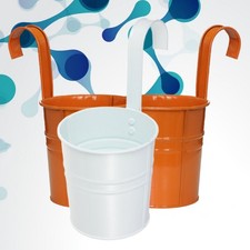  3 Pcs Secchio Di Ferro Appeso