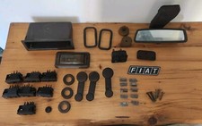 Lotto Ricambi Interni Marrone FIAT RITMO Specchietto, Pulsanti, Manopole, Luci, 