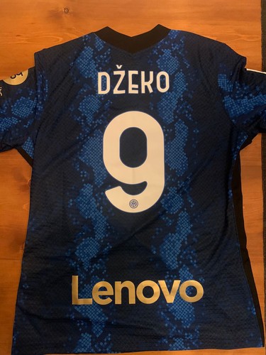 Dzeko inter game worn - worn, shirt