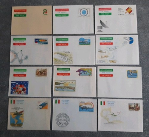 Lotto aerogrammi italia - 12,