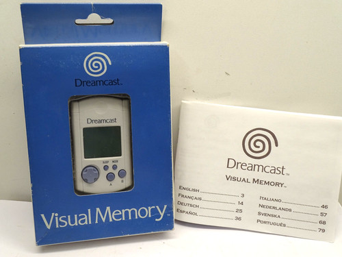 Sega dreamcast visual memory - dreamcast,