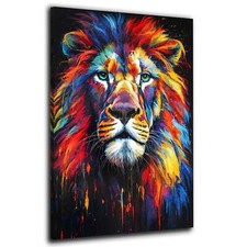 Leinwandbild Wandbild Löwe