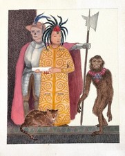 CONQUISTADORES illustrazione bozzetto non firmato anni '70/'80 di grande fascino