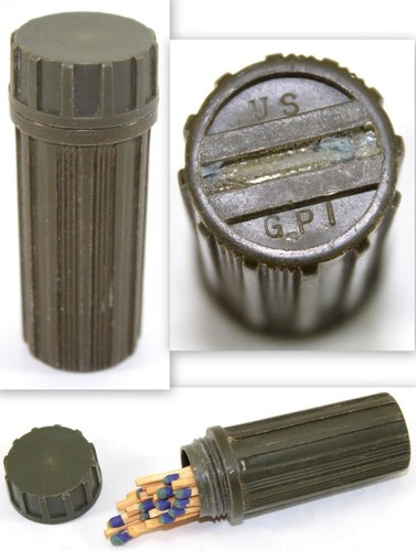 Cassaforte fiammiferi militare