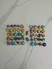 Lotto 47 Pezzi Pokémon Ciondoli Crocs Bitz Accessori Scarpe Bambini Pikachu 