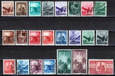 ITALIA REPUBBLICA 1945  DEMOCRATICA serie completa 23 valori USATA