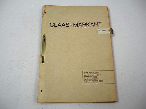 Claas markant constant press - constant,