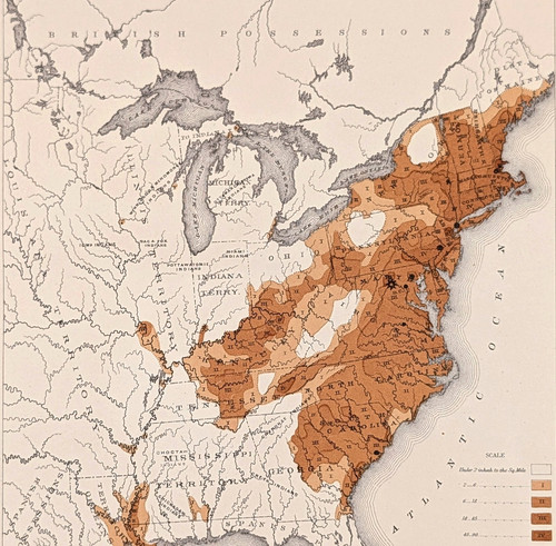 1810 stati uniti mappa - 1810,