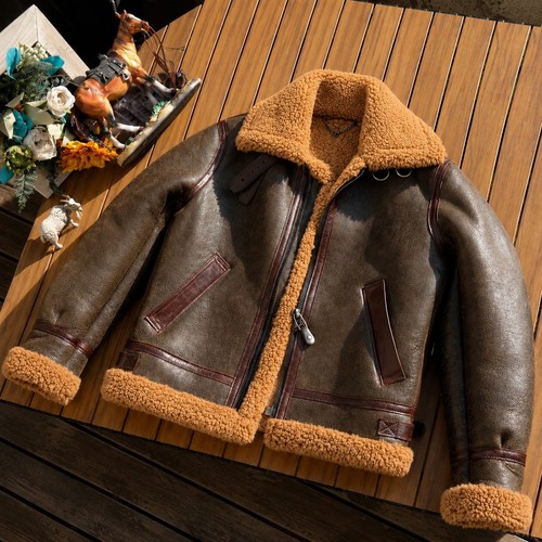Giacca cappotto pelle - , aviatore