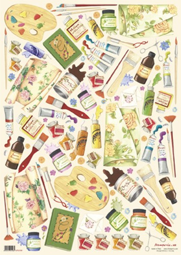 Carta decoupage colori - carta,