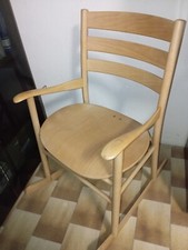 Sedia a dondolo Design Legno