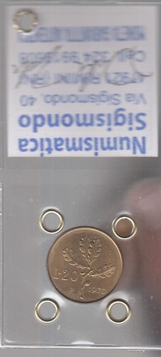 Italia lire fdc 1970 - italia, bronzo