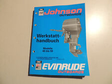 Werkstatthandbuch Johnson Evinrude Außenborder 1989 1990 2Zyl 40 45 48 50 55 PS