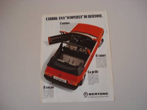 Advertising pubblicità 1983 - advertising,