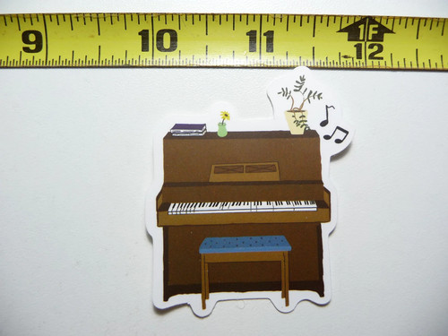 Piano note bar - piccolo, adesivo