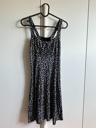 Vestito donna nero fantasia - vestito,