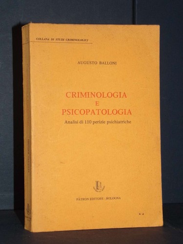 Augusto balloni criminologia - balloni,