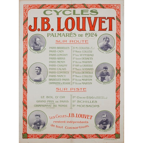 1924 cycles louvet racing - 1924,