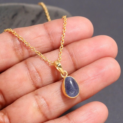 Collana catena ovale tanzanite