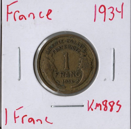Moneta francia franco 1934 - francia,