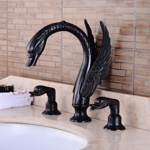 Rubinetto lavabo bagno cigno