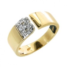 Anello con Iniziale B Diamanti