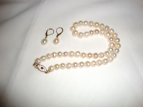 Demi parure collana - , orecchini