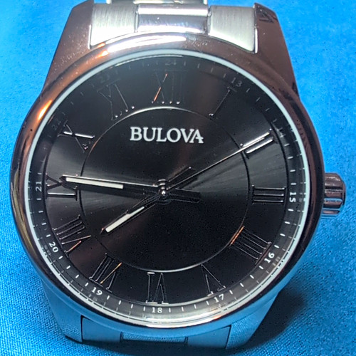 Bulova 96a222 men - men's, black
