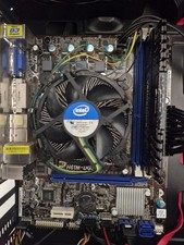 Blocco scheda madre H61M-DGS + RAM 8GB DDR3 + i5 2400 + dissipatore