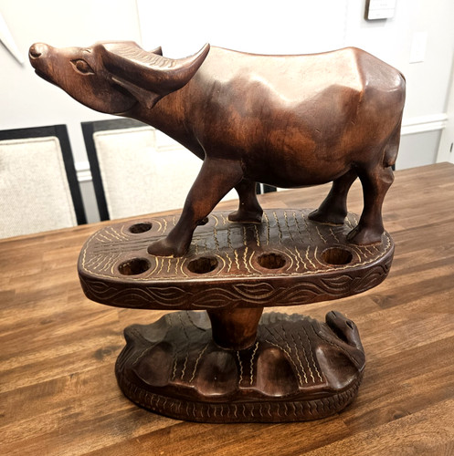 Portapipe vintage legno - vintage,