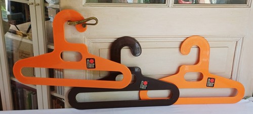 Lot cintres orange marron - lot,