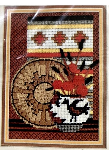 Vintage needlepoint monarch - vintage,