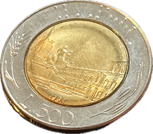 Italy 500 lire - lire, 1991