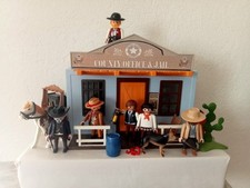 Playmobil Western Marshall's Office With Objects, Characters.  Custom, Stickers