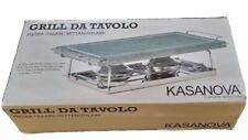 GRILL DA TAVOLO KASANOVA PIETRA OLLARE USATO UNA VOLTA SOLA